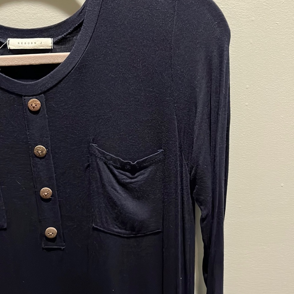 Reborn J Navy Dress - Picture 2 of 5
